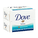 Dove  white beauty bar, 1/4 moisturizing cream Left Picture